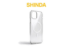 מגן אחורי Shinda MagSafe שקוף עם טבעת מגנטית
