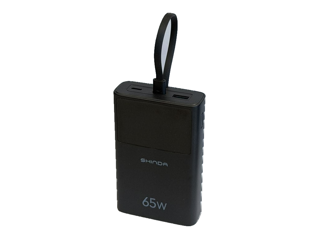 מטען נייד Shinda 20,000mAh עם כבל מובנה