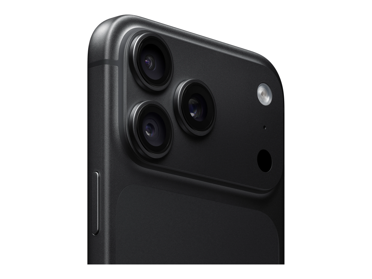 iPhone 18 Pro Max בצבע שחור, תקריב מערכת המצלמות